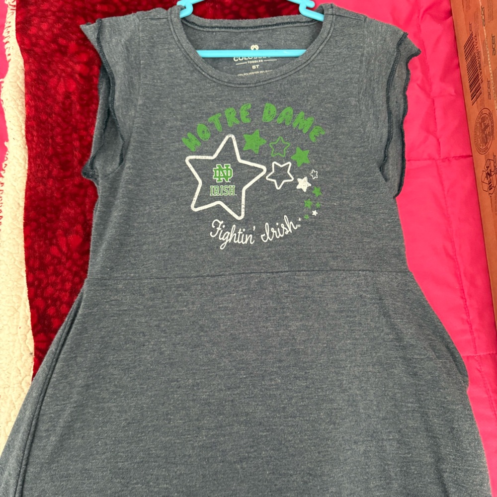 Colosseum Notre Dame Kids Gray Tee